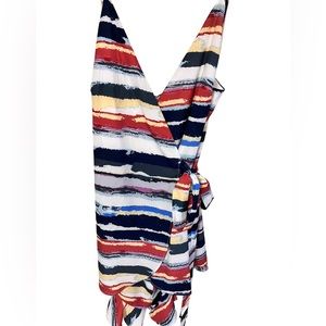 Women’s wrap tie style romper